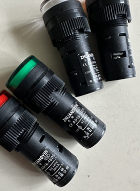 AC440V信号灯指示灯220V24红绿白AD16-16DS指示灯LED灯芯开孔16mm