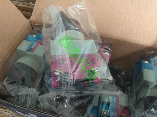 ASW211 320 选择自锁旋转式按钮二档一开一闭 三档两常开 铜件