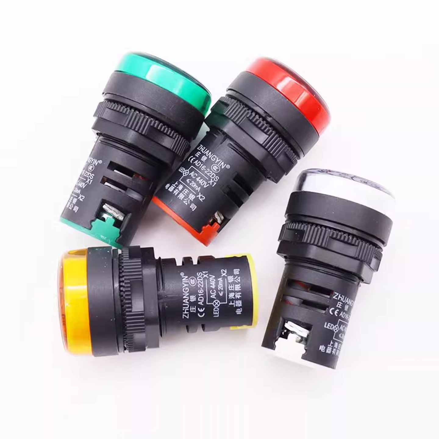 AC440V信号灯指示灯红绿黄白