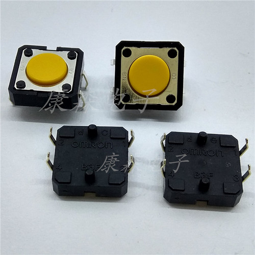 欧姆龙B3F-4005平型方形电梯 机床 电脑控制操作面板轻触微动开关