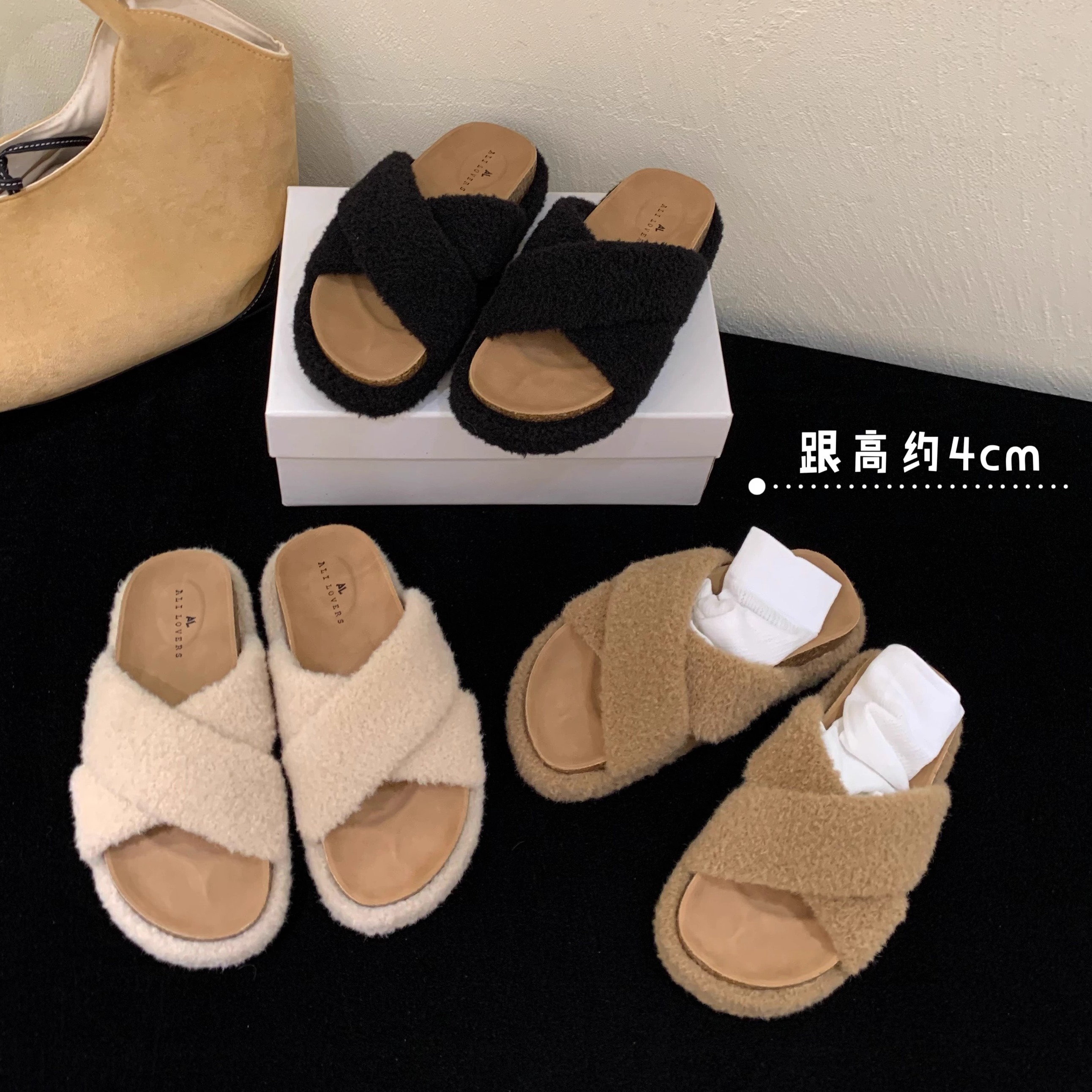 2025新款秋冬毛毛鞋保暖