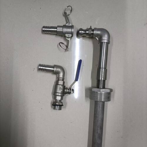 200升铁化工油桶桶镀锌桶加长管至桶底抽料阀气压式油抽304不锈钢