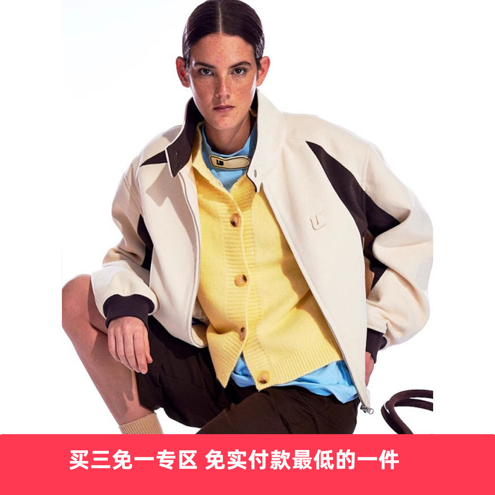 UMAMIISM毛呢哈灵顿外套