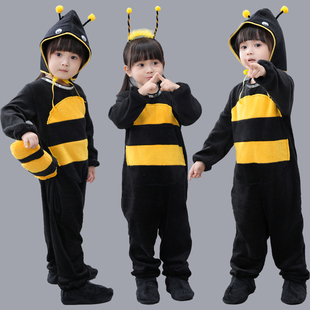 新款儿童动物演出服幼儿园昆虫卡通舞蹈服小蚂蚁服装小蜜蜂表演服