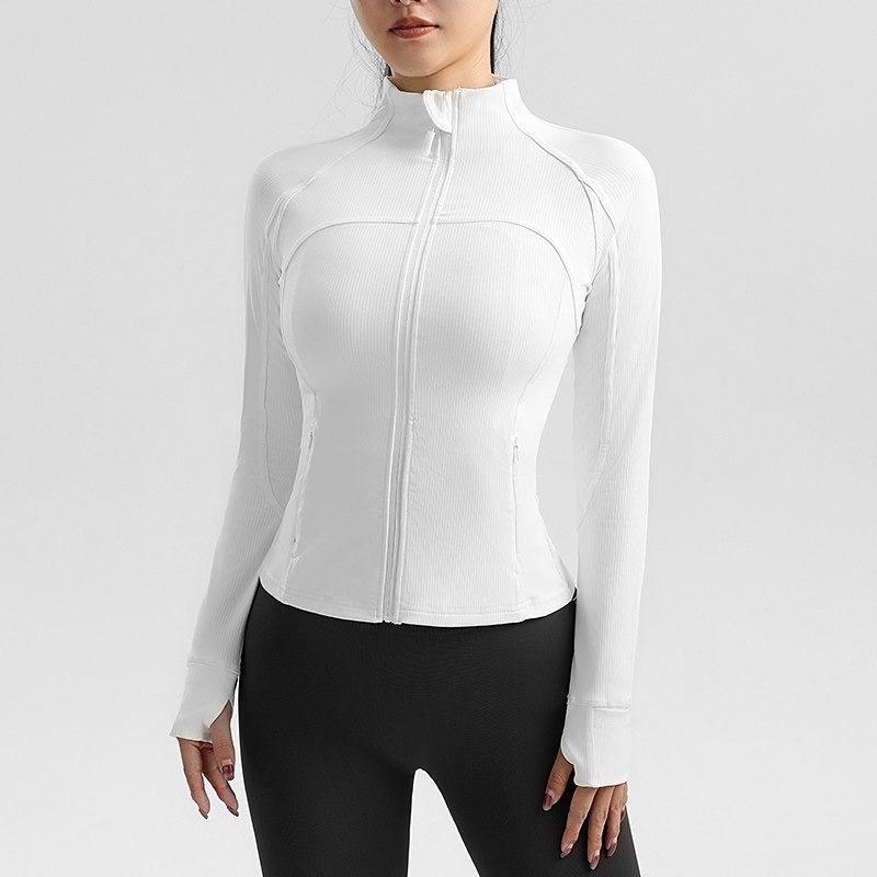 健身服女长袖瑜伽服高弹速干运动外套上衣透气紧身显瘦,运动服/休闲服装,运动茄克/外套,淘宝优惠券,粉丝福利购,淘宝优惠卷