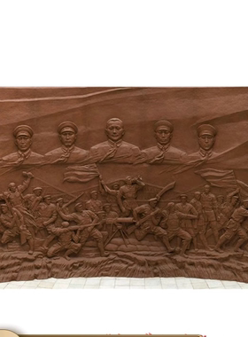 革命风八路军纪念馆人物雕塑