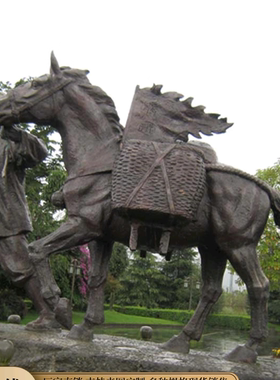 玻璃钢人物公园景观主题雕塑