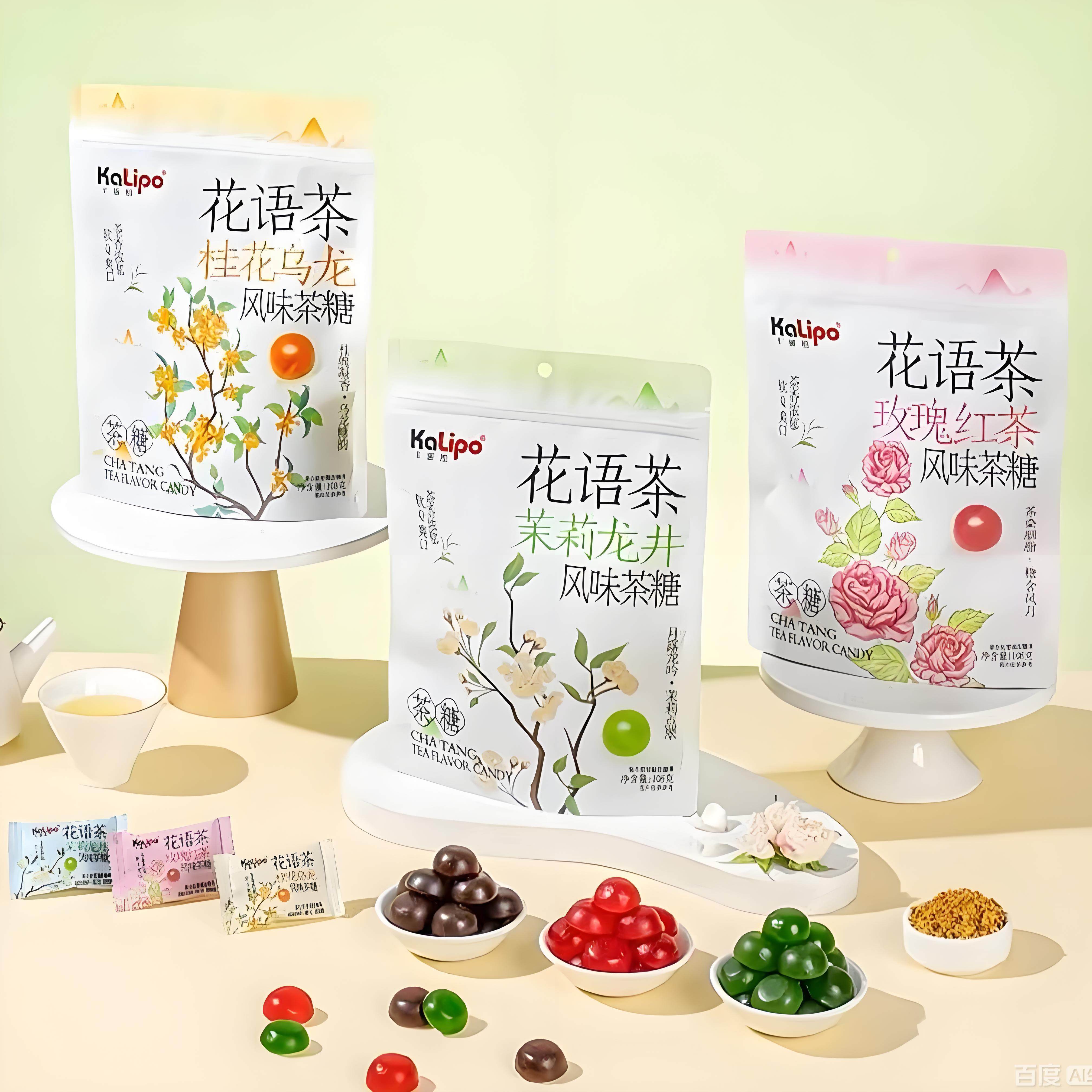 千丝花语茶糖软糖果年货零食酒店招待同款清新茶香茉莉龙井风味,零食/坚果/特产,传统糖果,淘宝优惠券,粉丝福利购,淘宝优惠卷