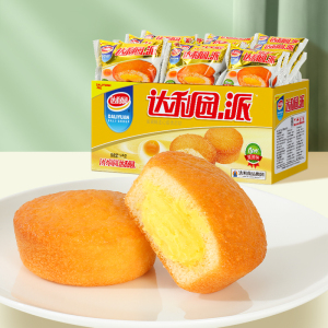 达利园注心蛋黄派糕点蛋糕早餐面包休闲食品零食小吃健康解馋