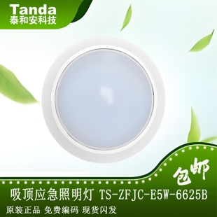 泰和安  吸顶应急照明灯 TS-ZFJC-E5W-6625B/6672 集中36V 全新