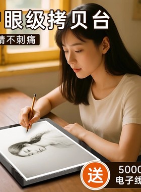 拷贝台拷贝板a4a1临摹透光拓图画画神器透写手抄报a2发光专业级绘画国画书法a3描画签字板描字模仿拓印工笔