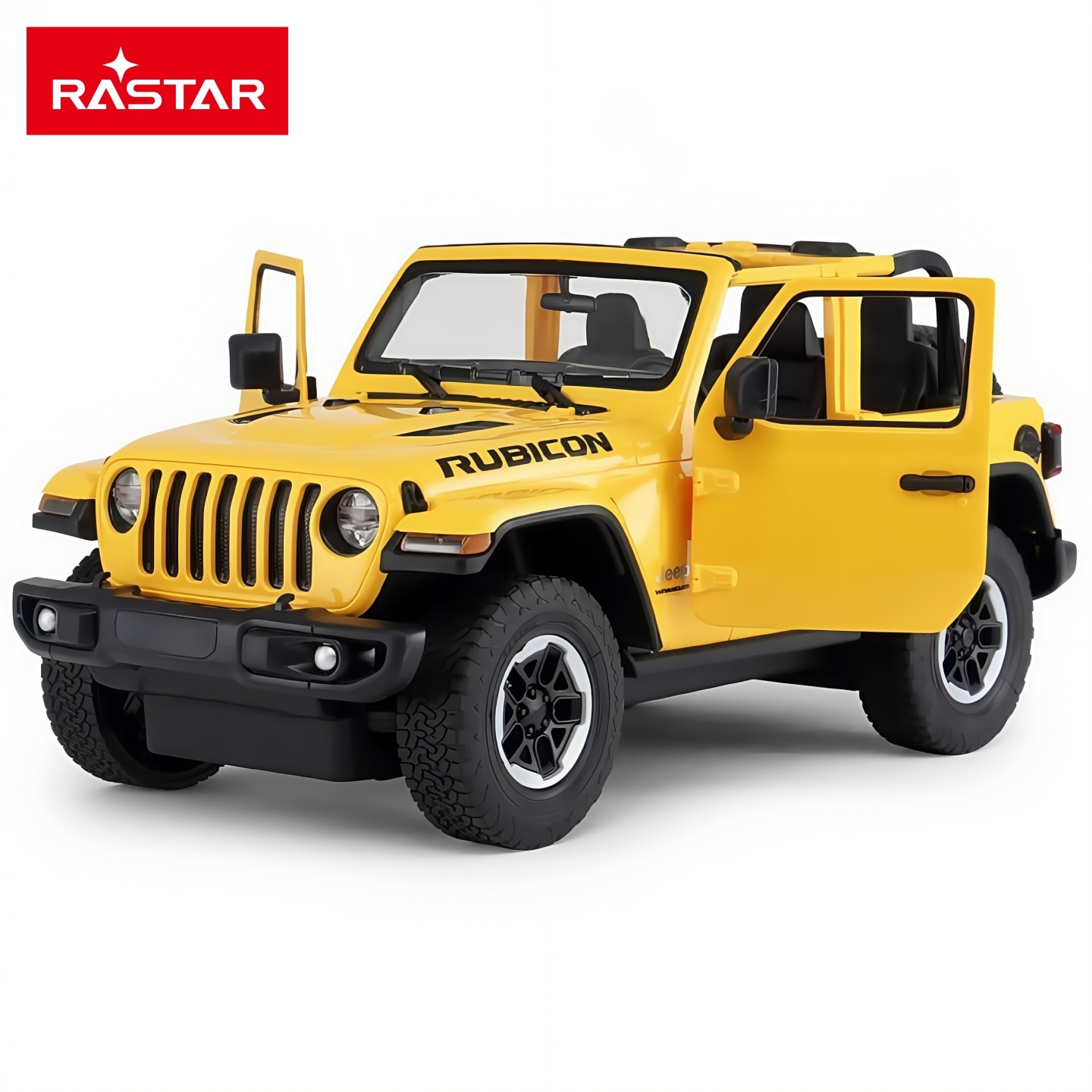 rastar星辉遥控车模吉普牧马人越野车USB充电玩具礼物摆件1:14