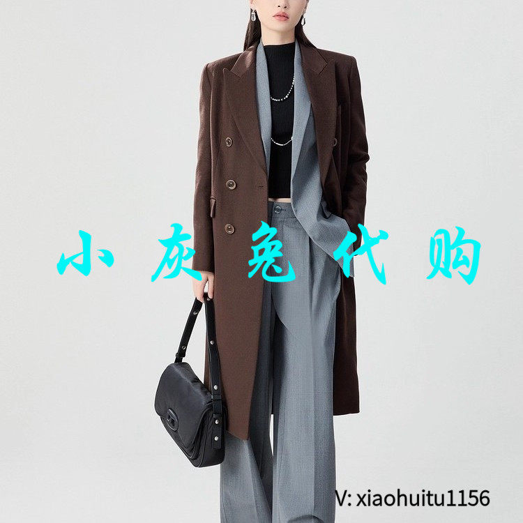 4折特卖 小灰兔专柜正品代购2026秋冬中长款大衣外套5400810