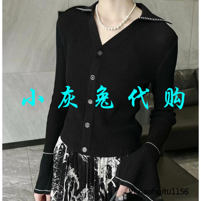 小灰兔正品代购V领针织开衫