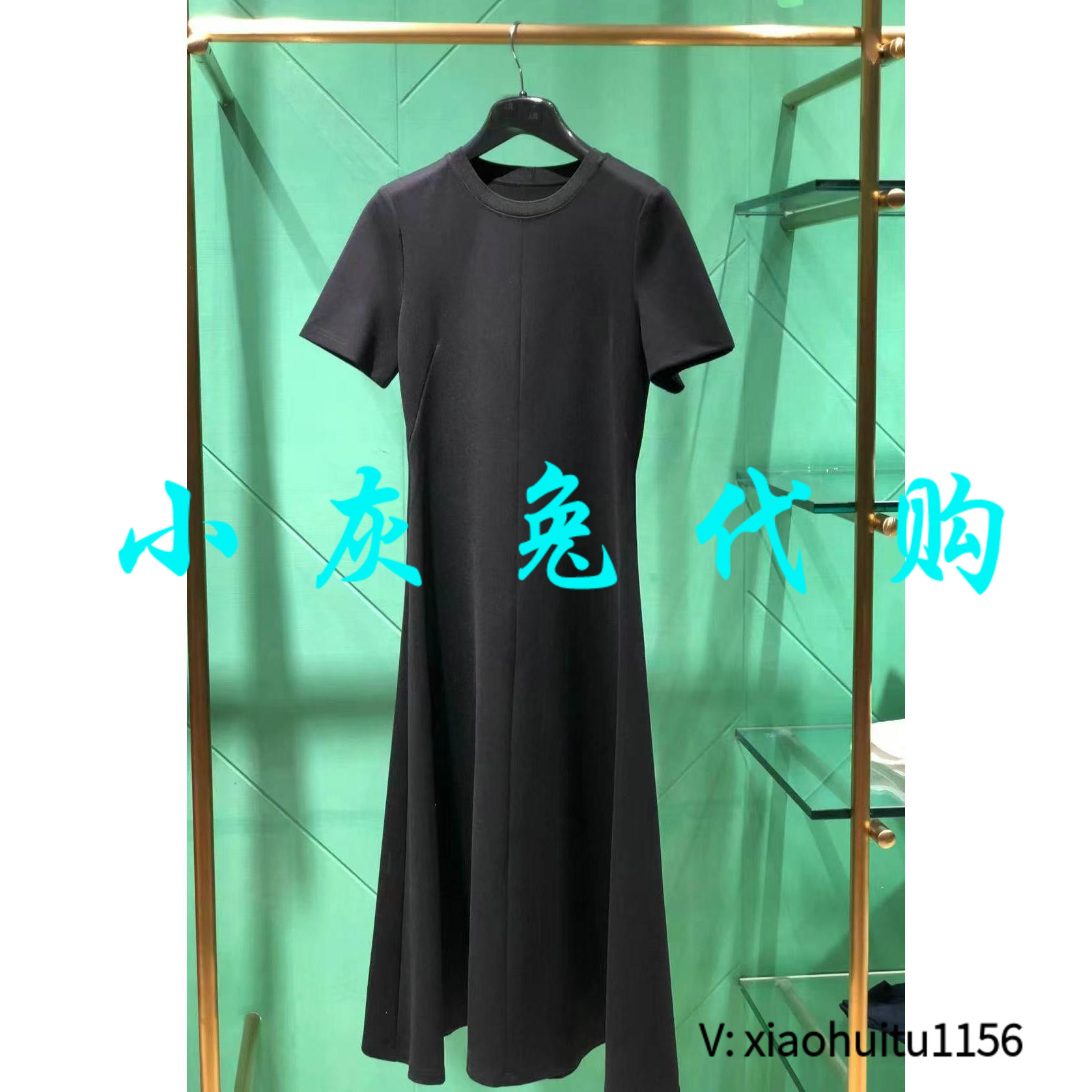 小灰兔正品代购圆领短袖连衣裙