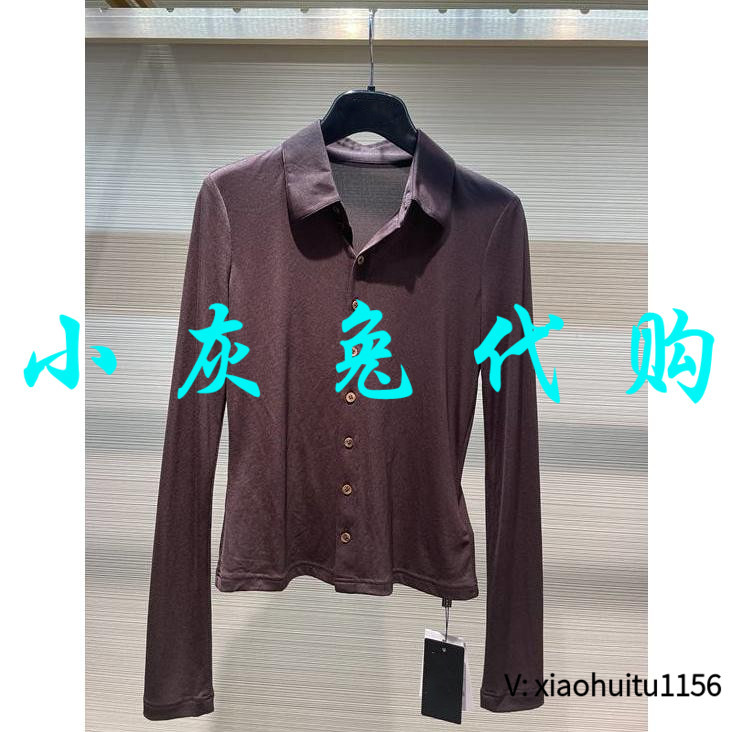 小灰兔正品代购网纱衬衫弹力