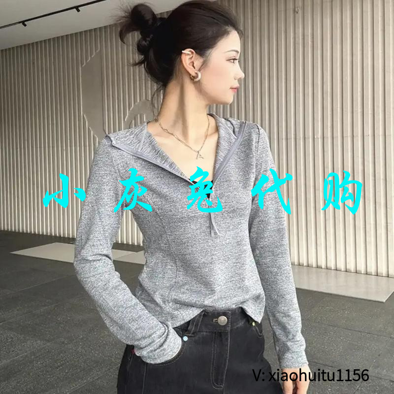 小灰兔专柜正品代购2026秋装连帽卫衣T恤衫5301062-4243131-001