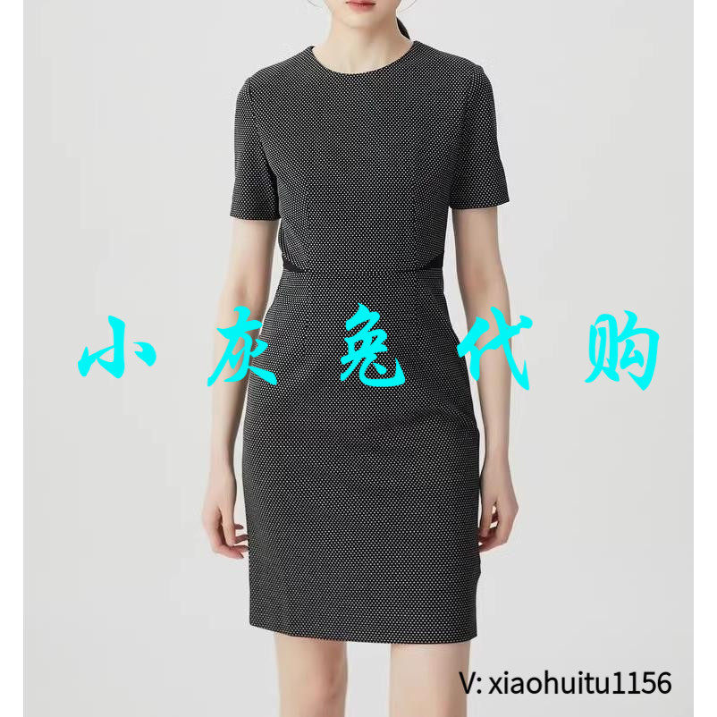 小灰兔正品代购波点短袖连衣裙