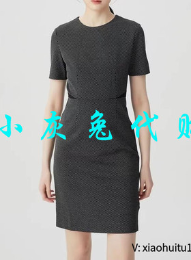 小灰兔专柜正品代购2026夏装波点短袖连衣裙1500484-4S04311-001