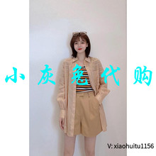 小灰兔专柜正品代购2025秋款休闲苎麻长袖衬衫5300701-147973-001