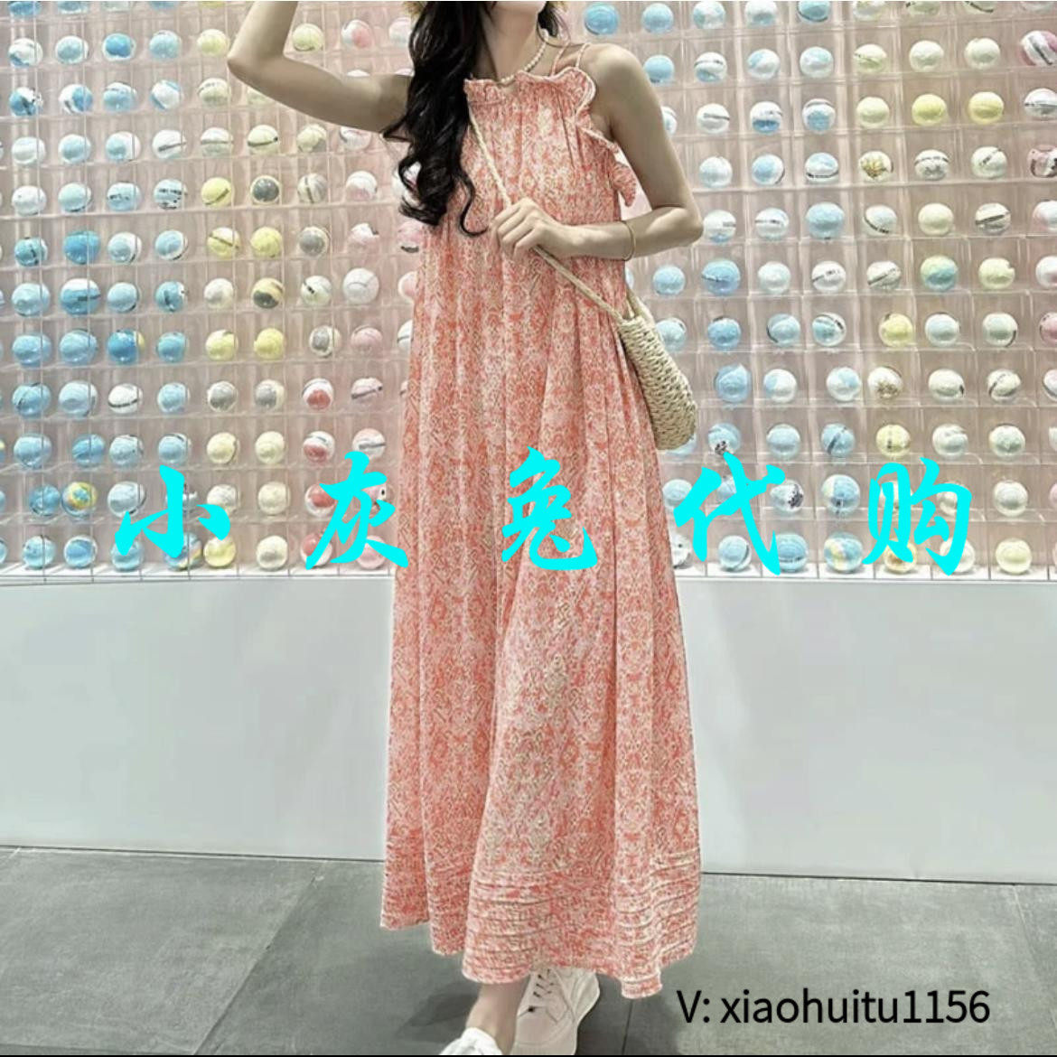 小灰兔正品代购碎花连衣裙