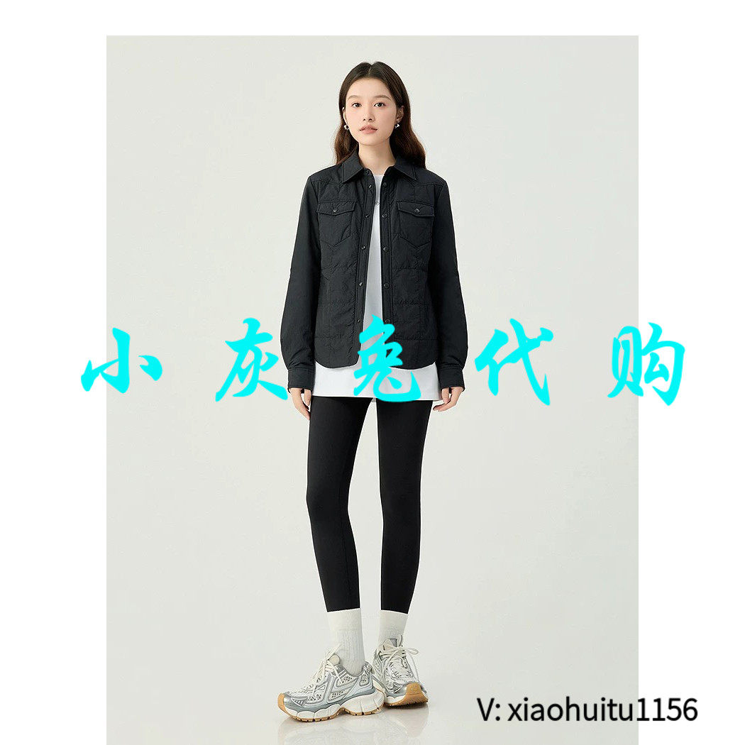 小灰兔专柜正品代购2026秋冬新款棉衣黑色/ 驼色140018-1038733