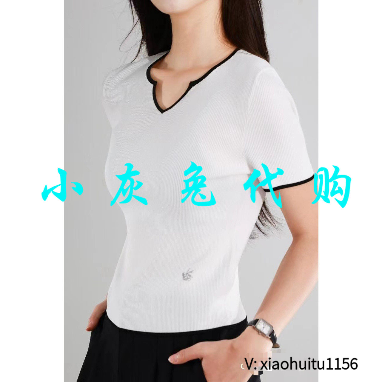 4折特卖 小灰兔专柜正品代购2026夏季短袖T恤衫138005-1T63011