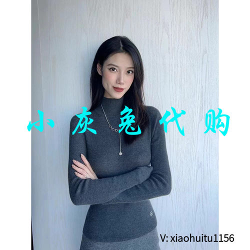 3折特卖 小灰兔专柜正品代购烟管领针织打底1399655-4T17121-005