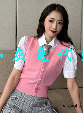 小灰兔专柜正品代购2025款无袖针织马甲背心1499160-7T27555-035