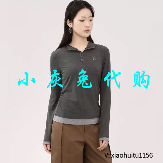 小灰兔专柜正品代购2026春夏新款连帽卫衣假两件530262-2314531