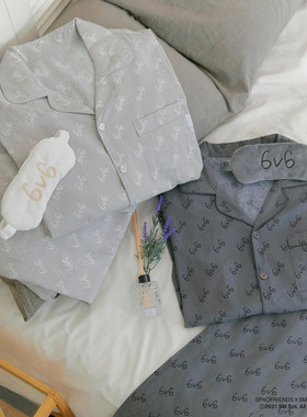 国内现货 韩国采购 spao x taemin李泰民联名款6v6字母睡衣套装