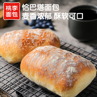 【顺丰冷链】桃李恰巴塔面包早餐饱腹汉堡胚速咸味面包早餐L