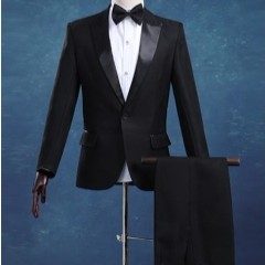 合唱团演出服男歌手修身礼服男西装套装男装影楼伴郎服兄弟装出租