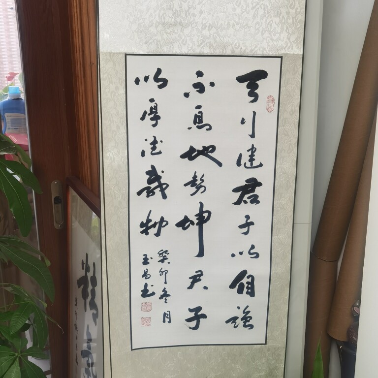 张玉昌书法作品手写书法名人书法客厅书房挂画绫布装裱书画新中式