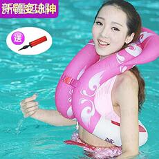 надувной круг 新款新疆包邮成人圈学游泳神器大人泳圈男女双气囊加厚腋下儿童浮