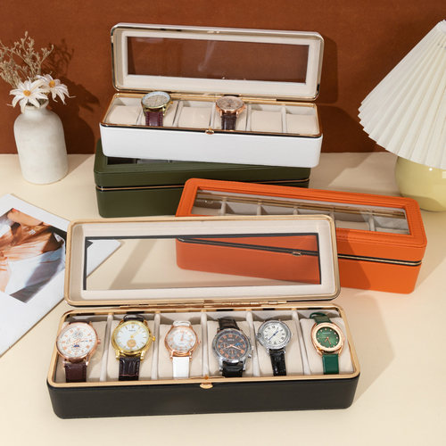 2025新款金边手表收纳盒便携