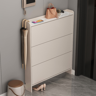 柜2025新款 实木家用门口极窄入户25cm极薄鞋 翻斗式 15cm17cm超薄款