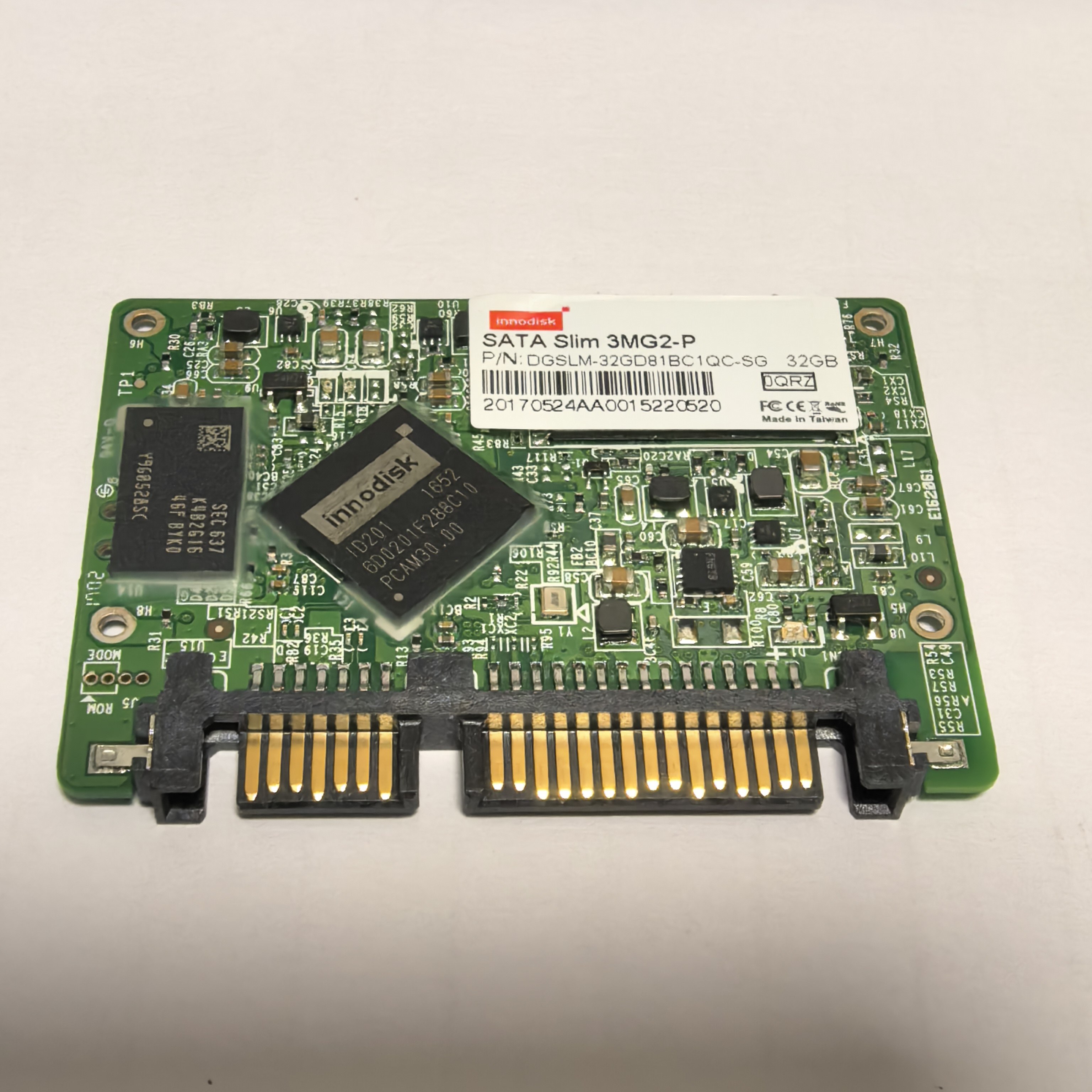 全新 宜鼎 innodisk 半高 SATA 串口 32G SSD 固态硬盘 MLC