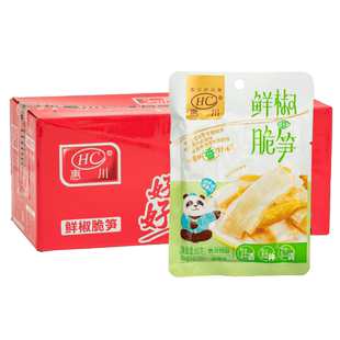 惠川鲜椒脆笋63g袋装榨菜下饭菜配粥香辣小菜餐前凉菜调味