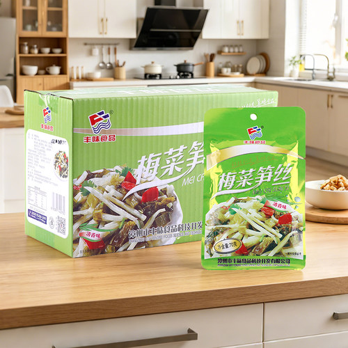 丰味梅菜笋丝早餐即食下饭菜腌制配粥拌饭福建小菜金菇菇海带笋丝