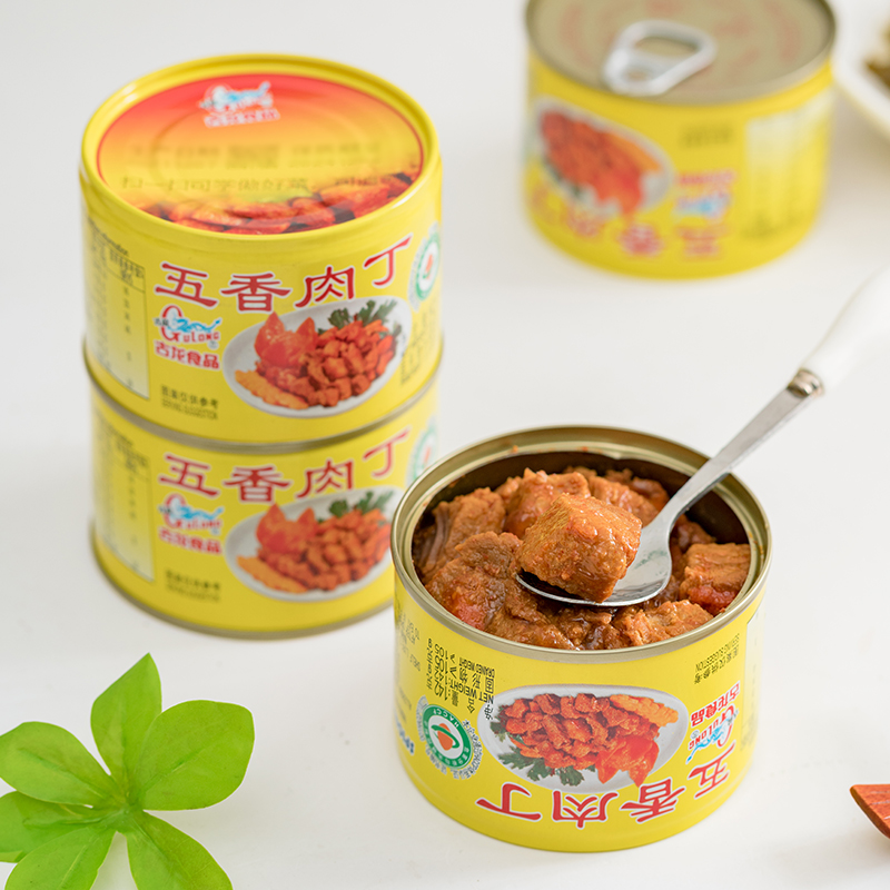 古龙肉类罐头烹饪小菜多种吃法