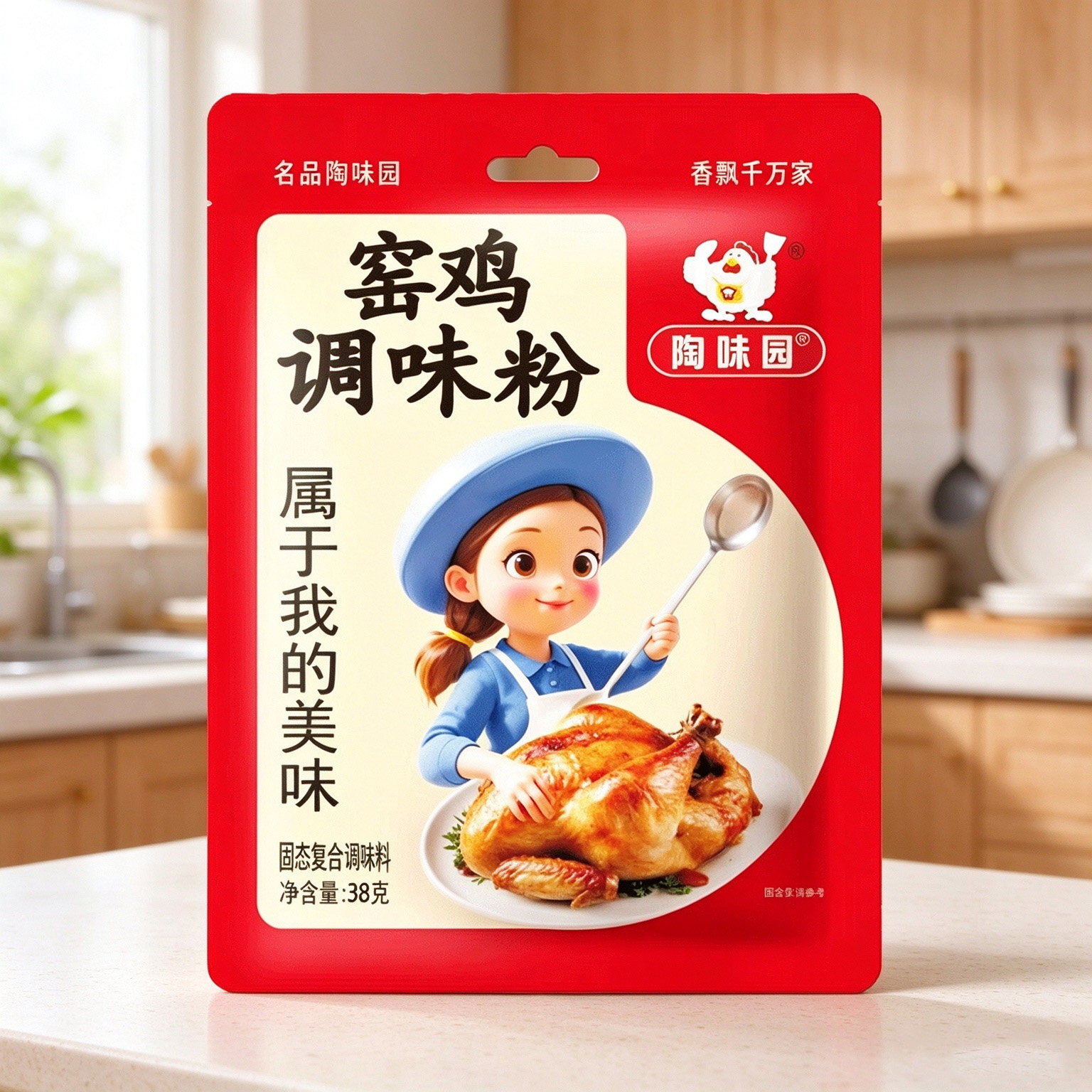 陶味园窑鸡调味粉38g广东腌料家用配方窑焗烤鸡袋商用叫花鸡配料