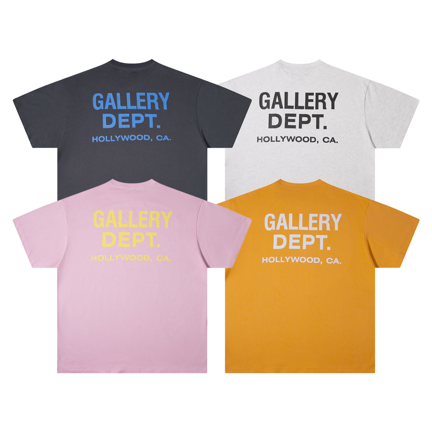 Gallery Dept新款新配色经典基础款字母基础标语圆领短袖T恤Tee