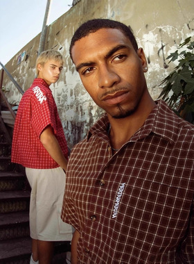 美潮 Aime Leon Dore 男女共舞印花短袖衬衫夏季休闲百搭男女衬衣