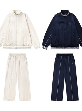 Corteiz Vibe HMP欧美嘻哈街头丝绒立领夹克外套男centralcee同款