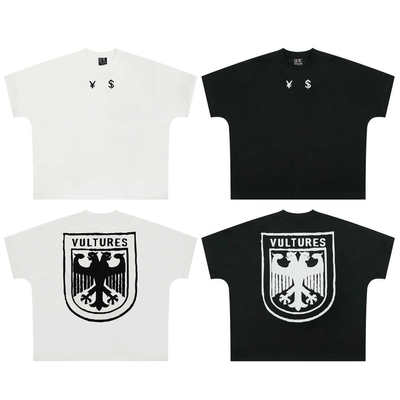 KANYE WEST VULTURES YEEZY 侃爷周边宽松连体袖OVERSIZE 短袖T恤