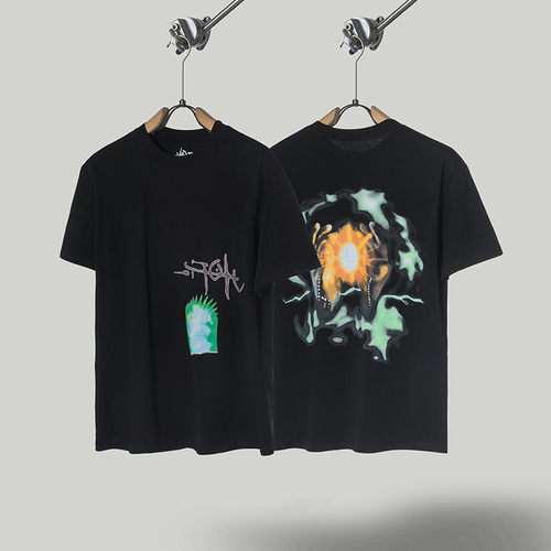 Travis Scott Cactus Utopia 乌托邦联名专辑款宽松休闲短袖T恤潮