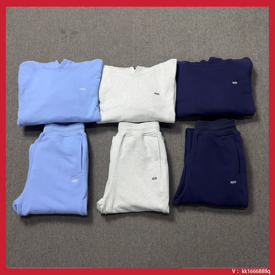 6PM Drill美式街头嘻哈加绒套头连帽卫衣长卫裤男潮运动套装外套