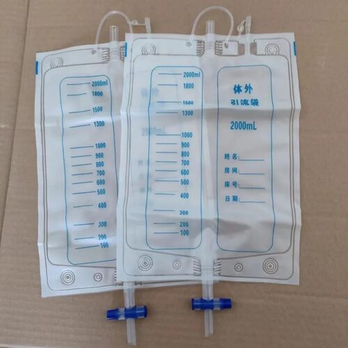 2000ML大容量体外引流袋接尿袋集尿袋乳胶硅胶卧床接尿器配件通用