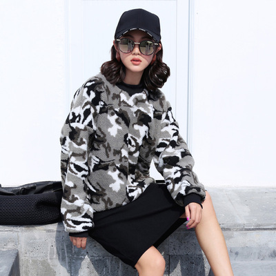 外套加厚宽松韩版卫衣金丝绒套头